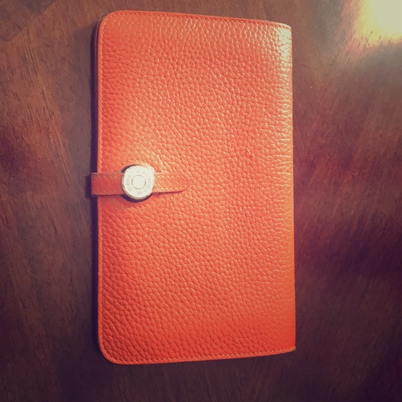 Hermes Handbags - Leather Hermès wallet-  gently used